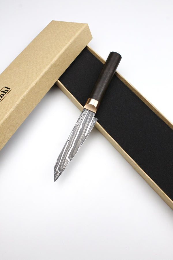 Petty Bog Oak Oval Damascus