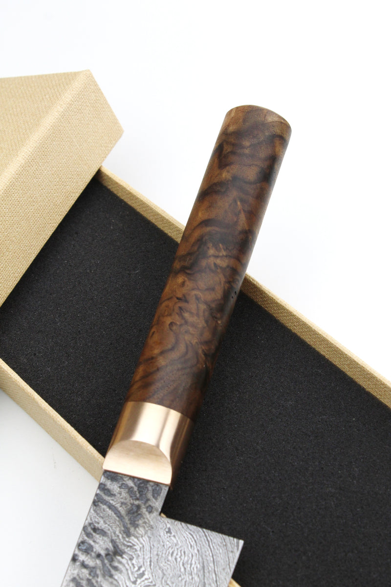 Damascus Santoku 320L Torsion