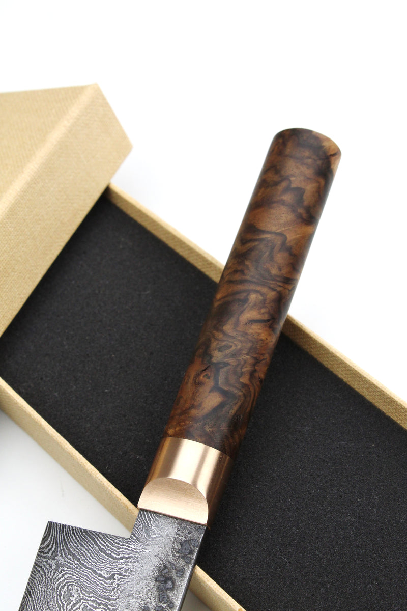 Damascus Santoku 320L Torsion