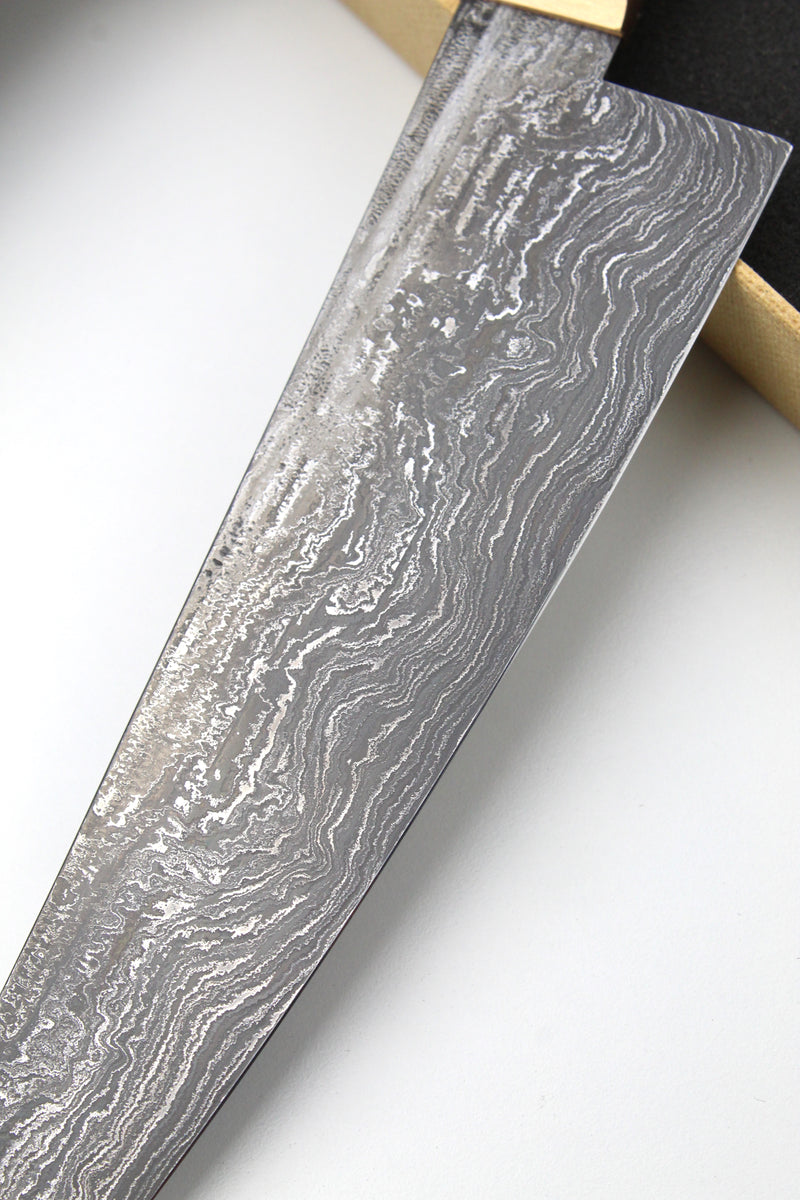 Gyuto Damascus Bog Oak