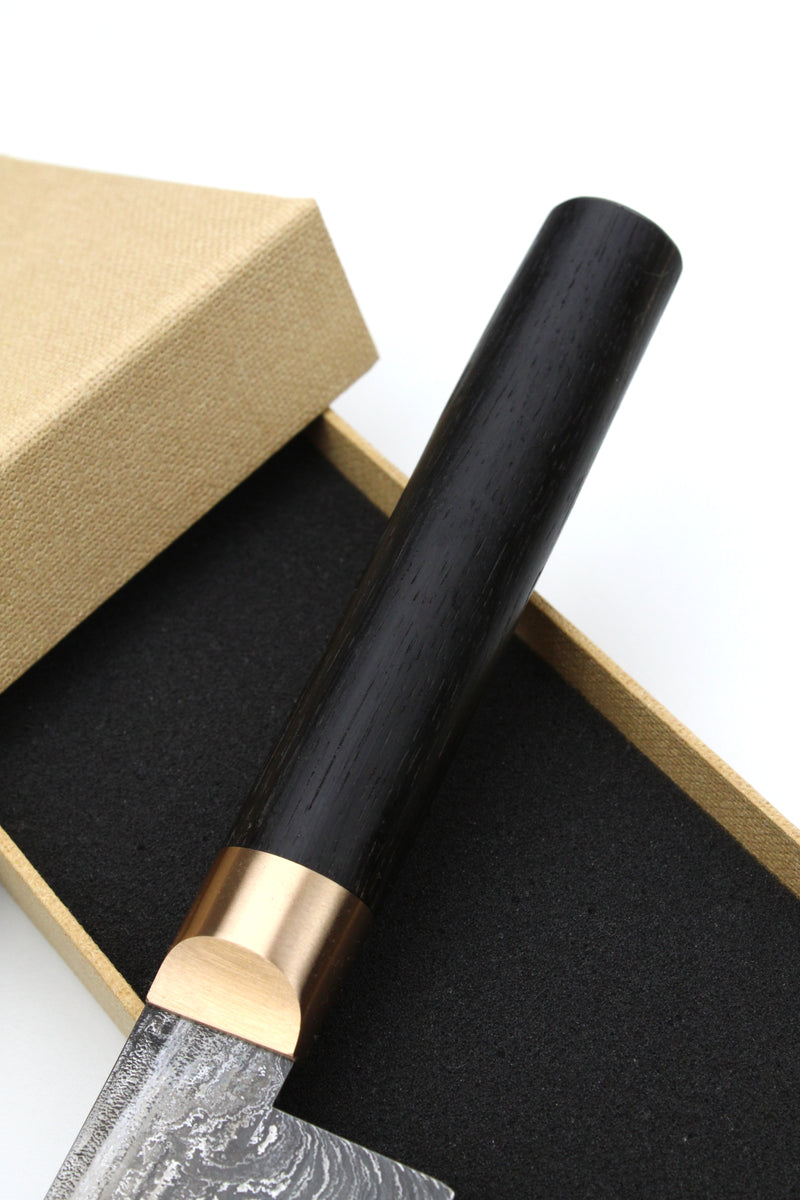 Gyuto Damascus Bog Oak