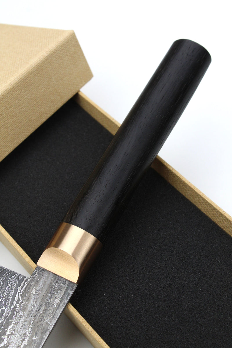 Gyuto Damascus Bog Oak