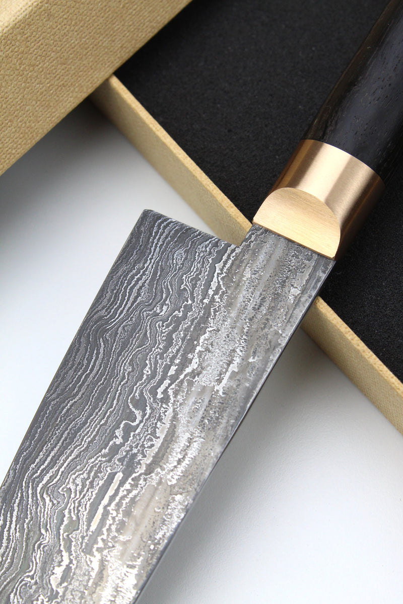 Gyuto Damascus Bog Oak