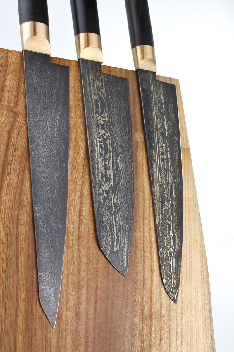 Premium Knife Set black ebony